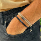 Pulseira de Corda Cáqui Knox Ravien