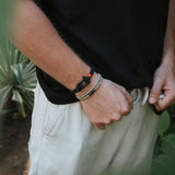 Pulseira de Corda Cáqui Knox Ravien