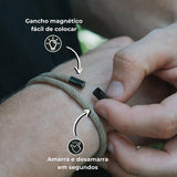 Pulseira de Corda Cáqui Knox Ravien