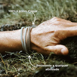 Pulseira de Corda Cáqui Knox Ravien