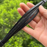 Design multicamadas com couro genuíno trançado