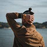 Pulseira de corda amarela com estilo moderno e leve