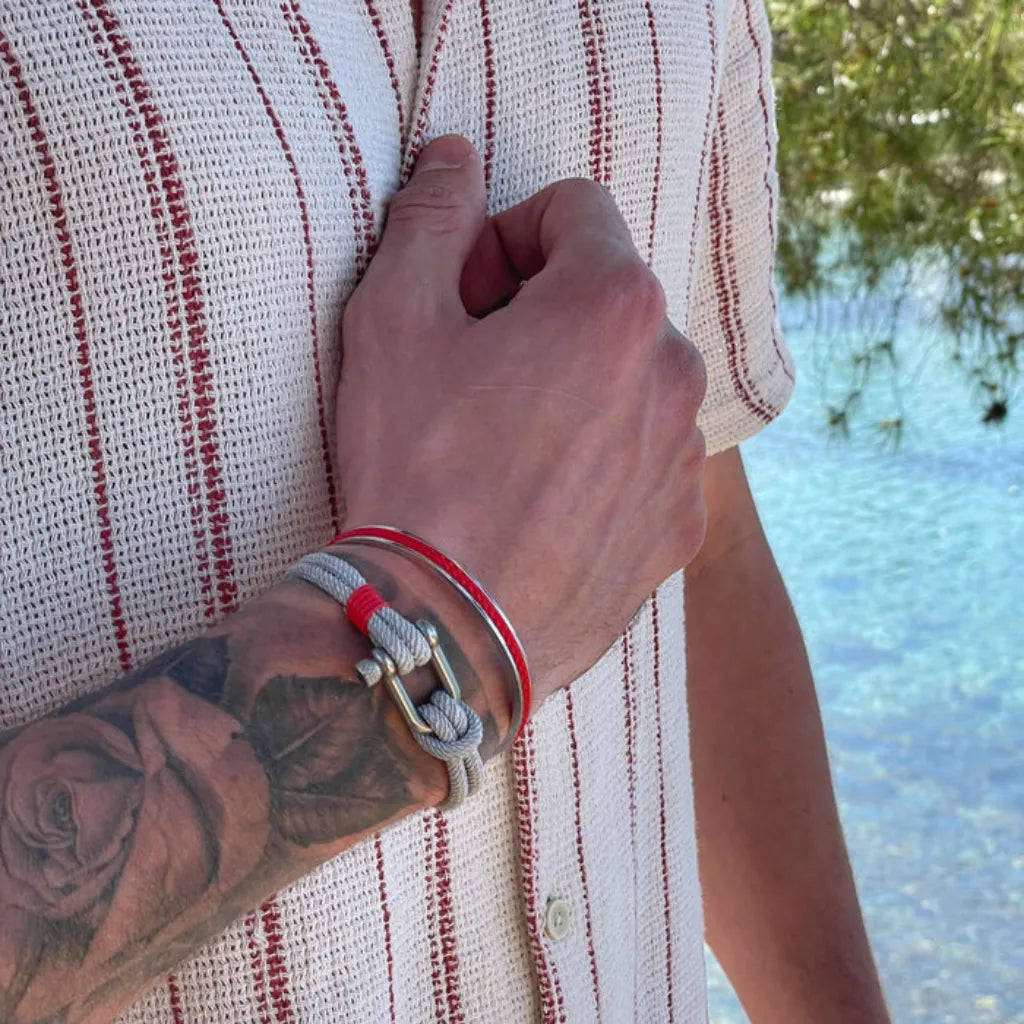 Corda de nylon firme com design moderno e fecho oculto