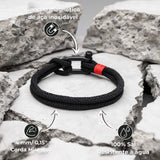 Pulseira com estilo náutico, resistente à água e elegante