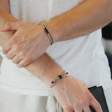 Pulseira de Corda Cáqui Knox Ravien